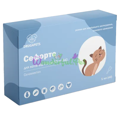Краплі для котів Сефорте 7.5-10 кг №1 1 мл