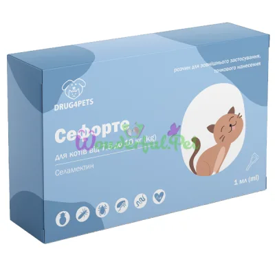 Краплі для котів Сефорте 7.5-10 кг №1 1 мл
