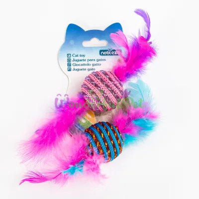 Nobleza Candy-Shape Cat Toy Colors Mix 15 cm