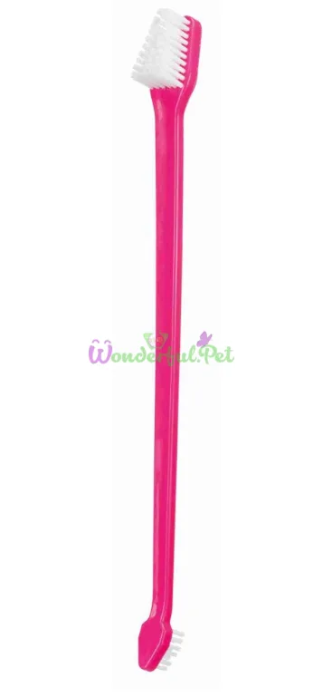 Trixie Double-Sided Dog Tooth Brush 23 cm Colors Mix