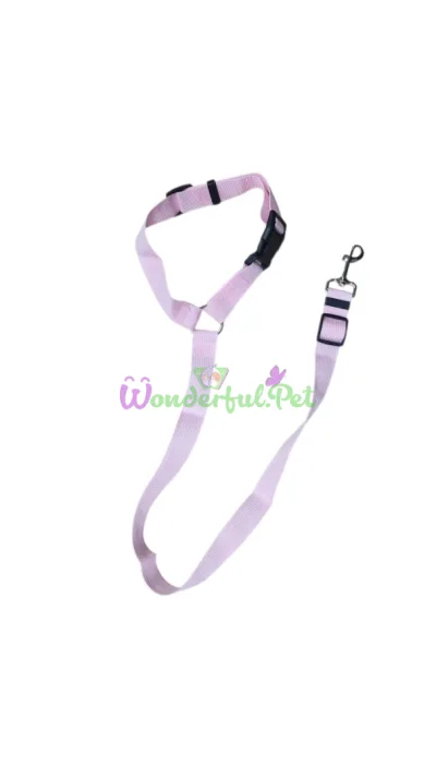 Pink Dog Car Safety Seat Belt Harness Adjustable 41-71 cm