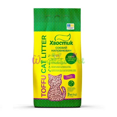 Hvostik TOFFU Lavender Soy Cat Litter 3 kg