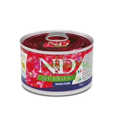 Консерва Farmina Dog N&D Quinoa Digestion GF Adult Mini Lamb 140 г