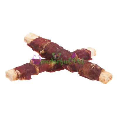 Жевательные ребрышки Flamingo Dog Treats Rawhide Rabbit 110 г