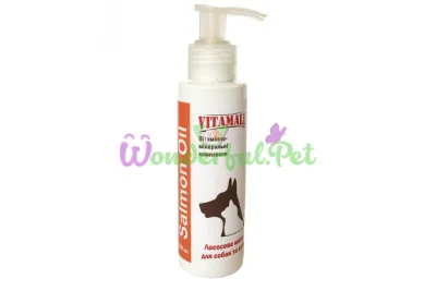 Масло лососевое VitamAll Salmon Oil для собак и кошек 100 мл (2000981079949)