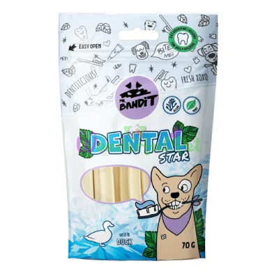Лакомство Mr. Bandit Dog Dental Star Duck 70 г