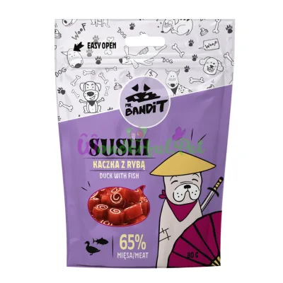 Лакомство Mr. Bandit Dog Sushi Duck Fish 80 г