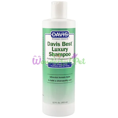 Шампунь для блеска шерсти у собак и котов Davis Best Luxury Shampoo ДЭВИС БЕСТ ЛАКШЕРИ концентрат 355 мл