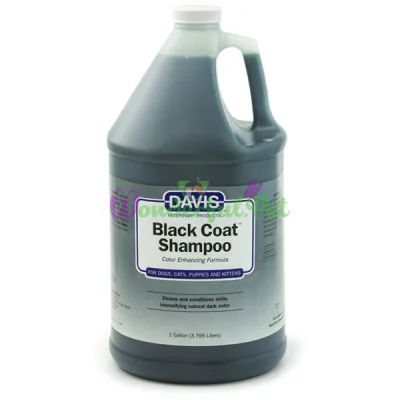 Шампунь для черной шерсти собак котов Davis Black Coat Shampoo ДЭВИС БЛЭК КОУТ концентрат 3.8 л