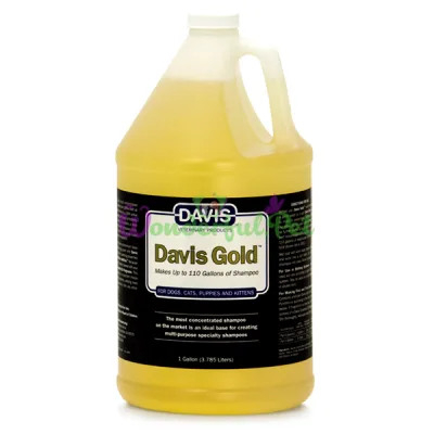Суперконцентрированный шампунь для собак и котов Davis Gold Shampoo ДЭВИС ГОЛД 3.8 л