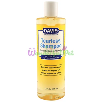 Шампунь для собак и котов Davis Tearless Shampoo ДЭВИС БЕЗ СЛЕЗ концентрат 355 мл
