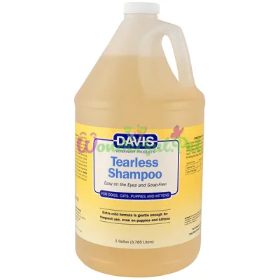 Шампунь для собак и котов Davis Tearless Shampoo ДЭВИС БЕЗ СЛЕЗ концентрат 3.8 л