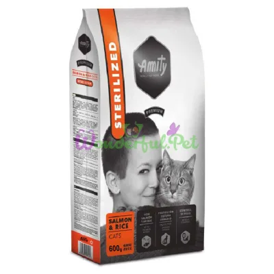 Сухой корм AMITY Sterilized Salmon 600 г
