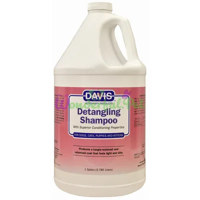 Шампунь-кондиционер от колтунов для собак котов Davis Detangling Shampoo ДЭВИС ЛЕГКОЕ РАСЧЕСЫВАНИЕ концентрат 3.8 л