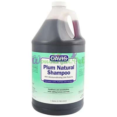 Шампунь с протеинами шелка для собак и котов Davis Plum Natural Shampoo ДЭВИС НАТУРАЛЬНАЯ СЛИВА концентрат 3.8 л