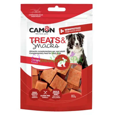 Снеки CAMON Dog Treats Snacks Cubes Rabbit 80 г