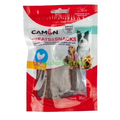 Снеки CAMON Dog Treats Snacks Dried Chicken fillet strips 80 г
