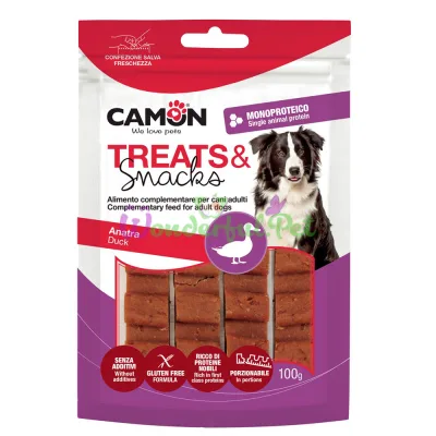 Угощение CAMON Dog Treats Snacks GF Bar in portions Duck 100 г