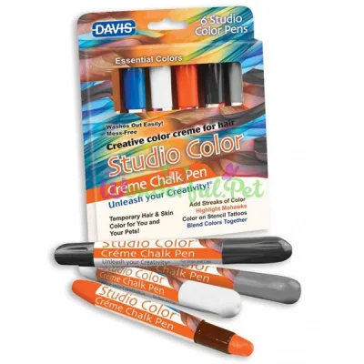 Красящий мелок для шерсти волос кожи Davis Essential Colors ДЭВИС ОСНОВНЫЕ ЦВЕТА