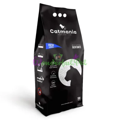 Наполнитель бентонитовый CATMANIA Fresh 10 л