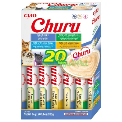 Лакомство INABA Cat Churu Creamy treat Tuna mix 280 г 20 шт