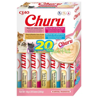Ласощі INABA Cat Treat Churu Tuna mix 280 г №20