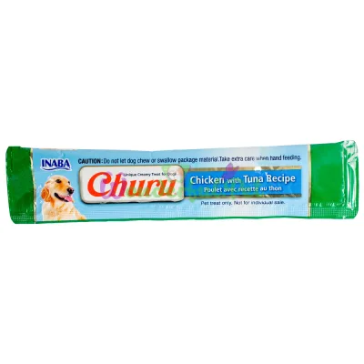 Лакомство INABA Dog Churu Chicken Tuna 20 г 1 шт