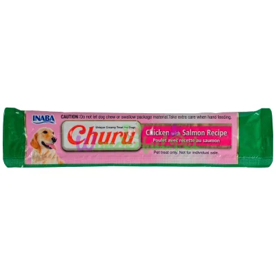 INABA Dog Churu Chicken Salmon 20g 1pc