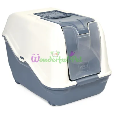 Туалет-бокс MPS 2 NETTA Maxi Close Dark BLUE scoop filter 66x49x50 см