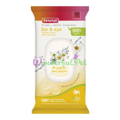 Beaphar Pet Wipes for Eyes and Ears (30 pcs)