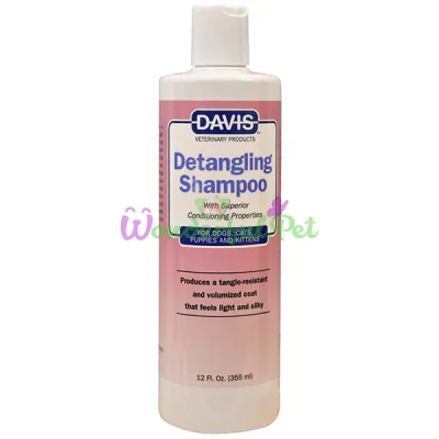 Шампунь-кондиционер от колтунов для собак и котов Davis Detangling Shampoo ДЭВИС ЛЕГКОЕ РАСЧЕСЫВАНИЕ концентрат 50 мл