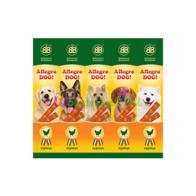 Колбаски BB Allegro Dog Chicken 5 x 10 г