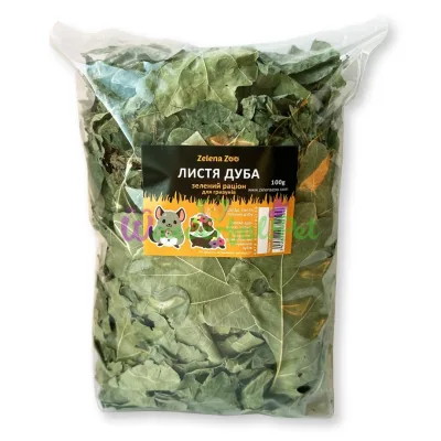 Zelena Zoo Green Diet Oak Leaves Treat 100 g