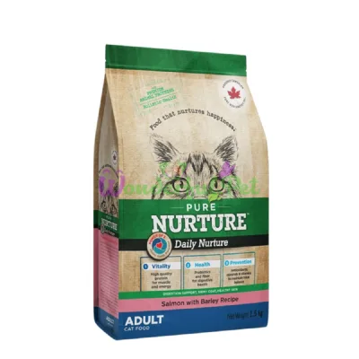 Сухой корм PURE NURTURE Cat Daily Nurture Adult Sensitive Salmon Barley Recipe 1.5 кг
