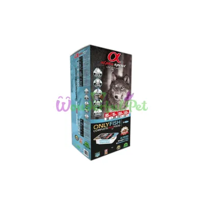 Полувлажный корм для собак всех пород и возрастов Alpha Spirit Semi-moist Only Fish 210 г