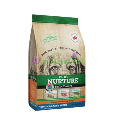 Сухой корм PURE NURTURE Dog Daily Nurture M-L Adult Sensitive Lamb Barley Recipe 3 кг