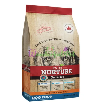 Сухой корм PURE NURTURE Dog Grain Free All Lifestages Lamb Potato Recipe 12.5 кг