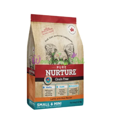Сухой корм PURE NURTURE Dog GF Power of 3 S-Mini All Lifestages Lamb Peas Recipe 2 кг