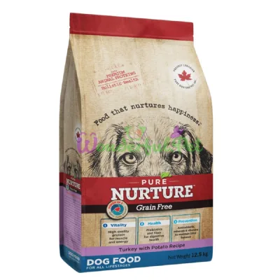 Сухой корм PURE NURTURE Dog Grain Free All Lifestages Turkey Potato Recipe 12.5 кг
