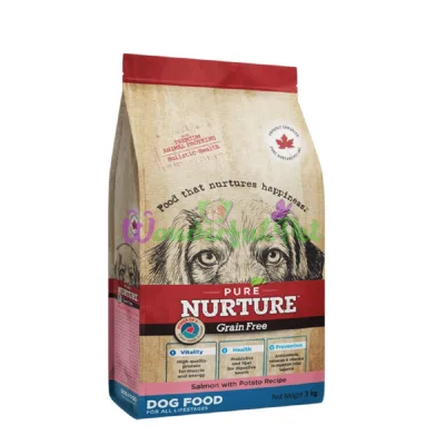 Сухой корм PURE NURTURE Dog Grain Free All Lifestages Salmon Potato Recipe 3 кг