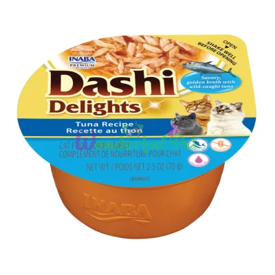 Лакомство INABA Cat DASHI Delights Tuna 70 г