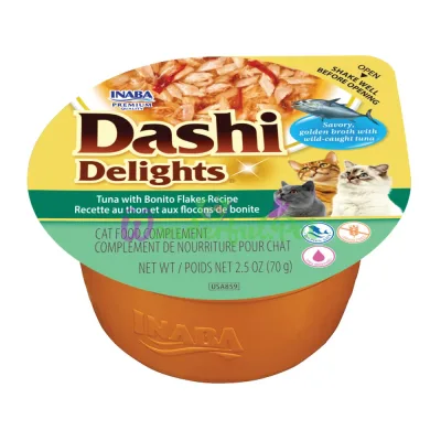 Лакомство INABA Cat DASHI Delights Tuna Bonito 70 г