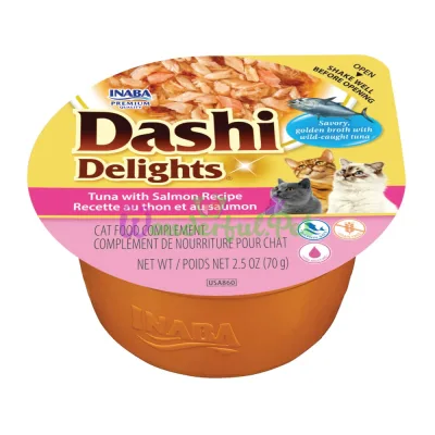 Лакомство INABA Cat DASHI Delights Tuna Salmon 70 г