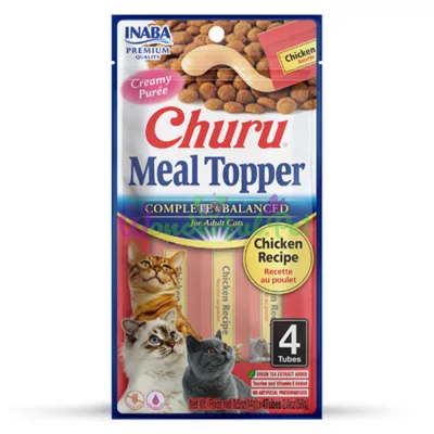 Лакомство INABA Cat Churu MEAL TOPPER Chicken 56 г
