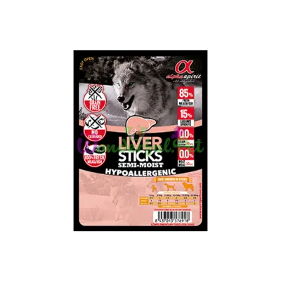 Полувлажное лакомство Alpha Spirit Sticks Liver 300 г
