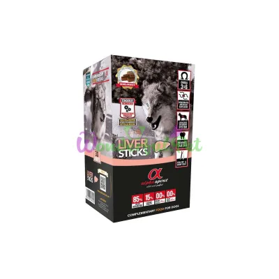 Полувлажное лакомство палочки для собак Alpha Spirit Sticks Beef 40 г x 30 шт