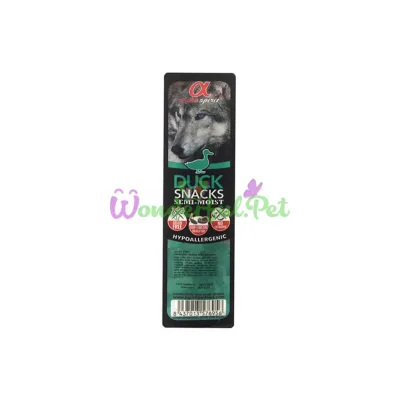 Полувлажное лакомство Alpha Spirit Snacks Duck 35 г