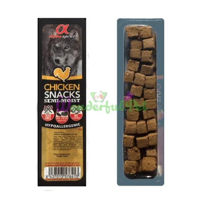 Полувлажное лакомство Alpha Spirit Snacks Chicken 35 г