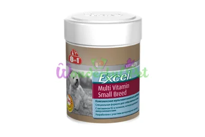 8in1 Excel Multi Vitamin Small Breed Vitamins for Small Dogs 70 tabs