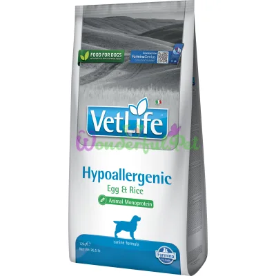 Сухой корм Farmina Dog Vet Life Hypoallergenic Egg rice 12 кг